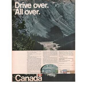 Canada Government Travel Bureau Advertisement Vintage 1969 Vacation Tourism